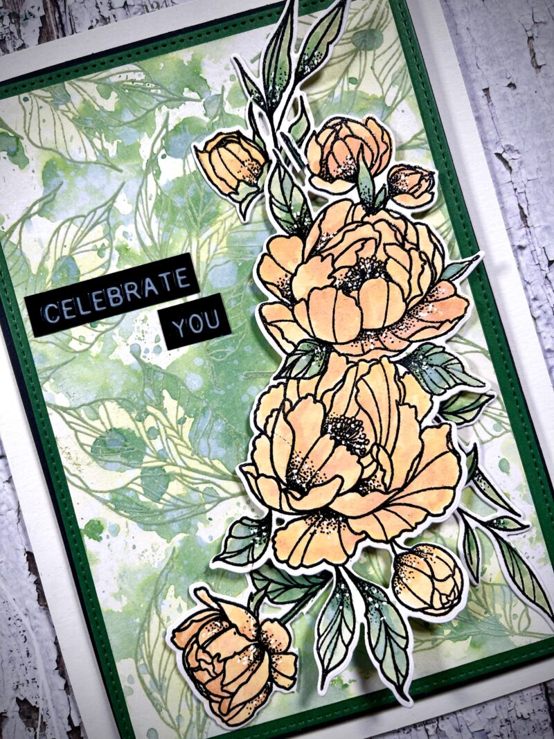 Emboss Resist With Beautiful Blooms Inspiration For Cards